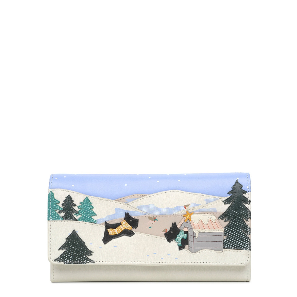 NWT-Radley London Lrge Ltd Ed Picture Wallet “At Home in the Snow” (2019)